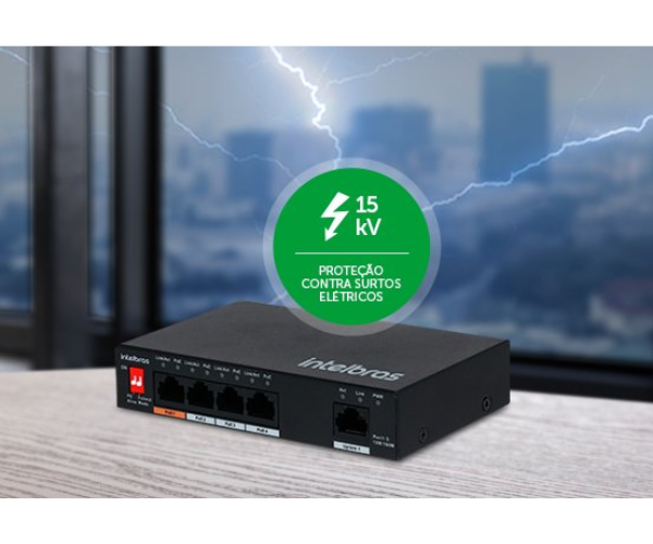 Switch 4 portasPoE SF500 Fast Ethernet - Imagem 6