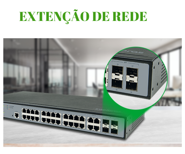 Switch SG 2404 PoE L2 24 portas PoE Gigabit Ethernet - Imagem 3
